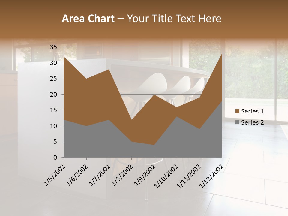 A Modern Kitchen That Has Been Freshly Remodeled PowerPoint Template