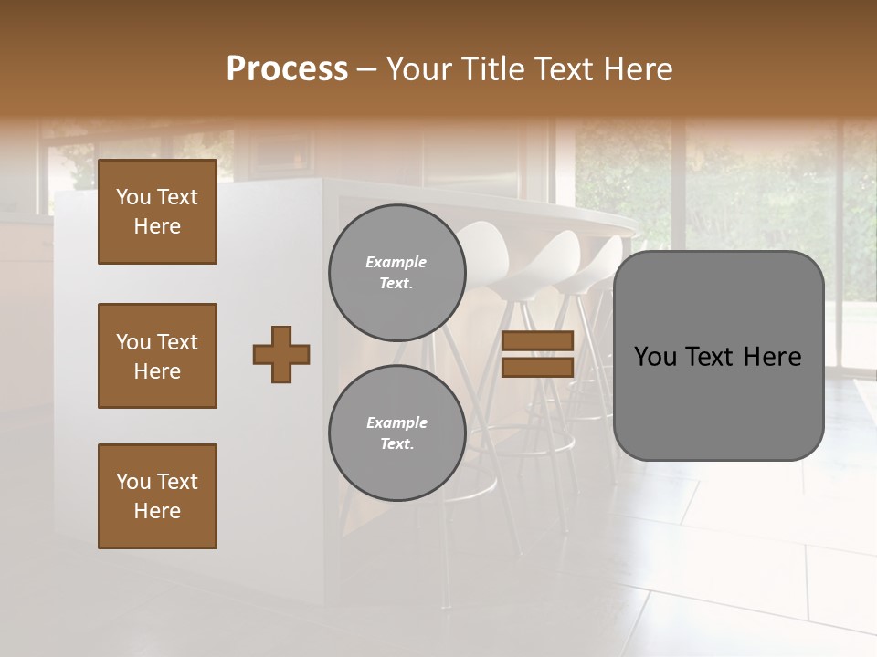 A Modern Kitchen That Has Been Freshly Remodeled PowerPoint Template