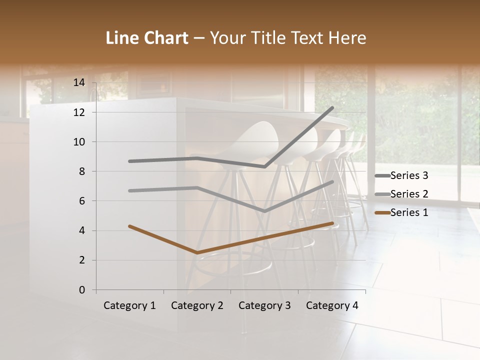 A Modern Kitchen That Has Been Freshly Remodeled PowerPoint Template