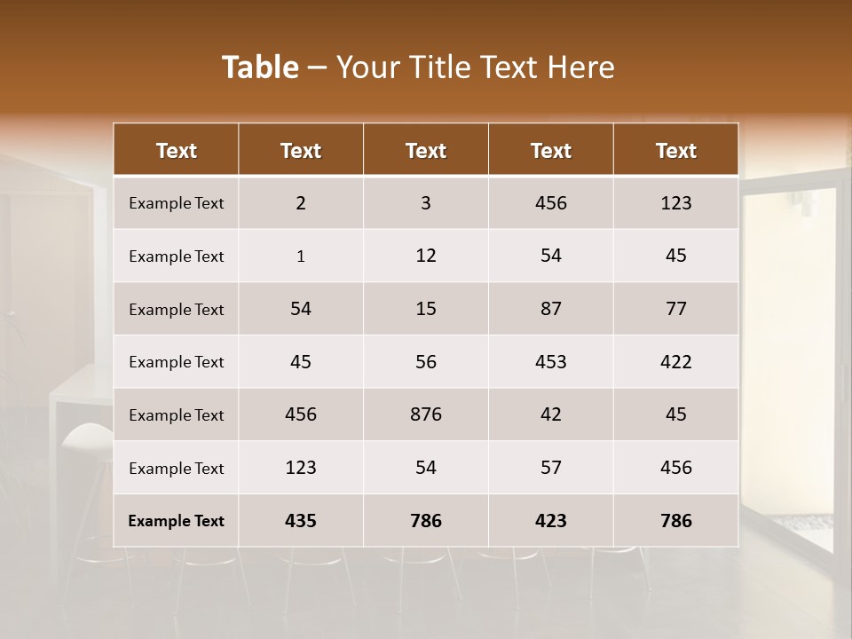 A Modern Kitchen That Has Been Freshly Remodeled PowerPoint Template