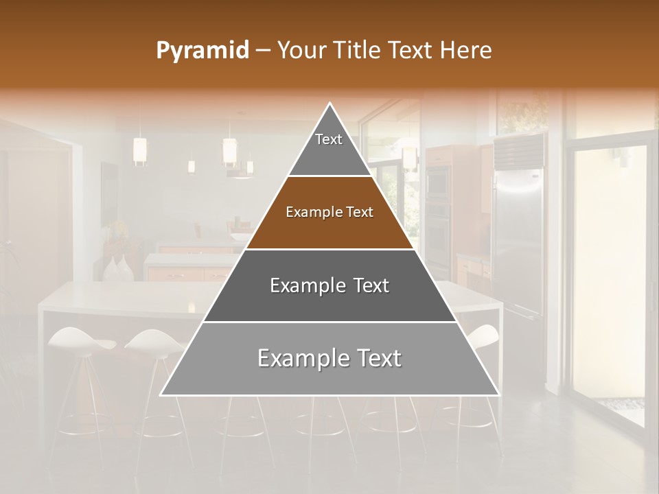 A Modern Kitchen That Has Been Freshly Remodeled PowerPoint Template