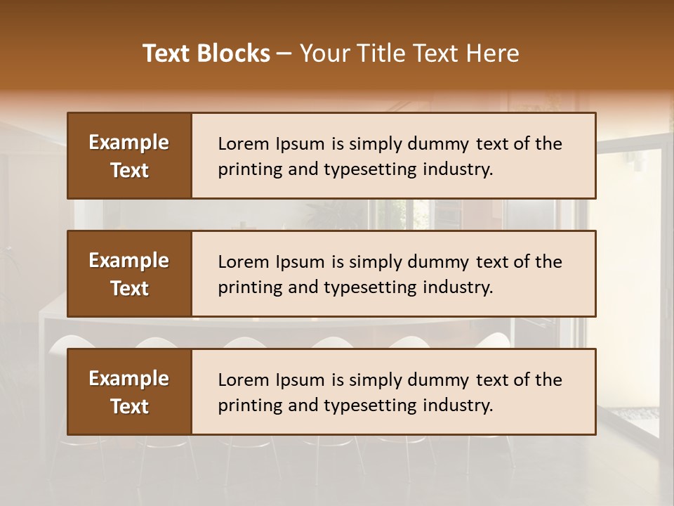 A Modern Kitchen That Has Been Freshly Remodeled PowerPoint Template