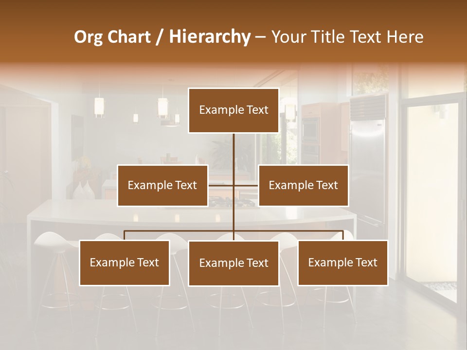 A Modern Kitchen That Has Been Freshly Remodeled PowerPoint Template