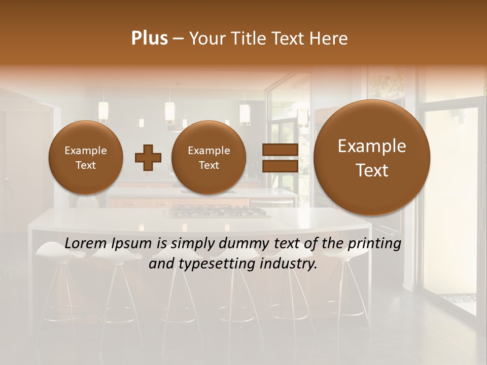 A Modern Kitchen That Has Been Freshly Remodeled PowerPoint Template