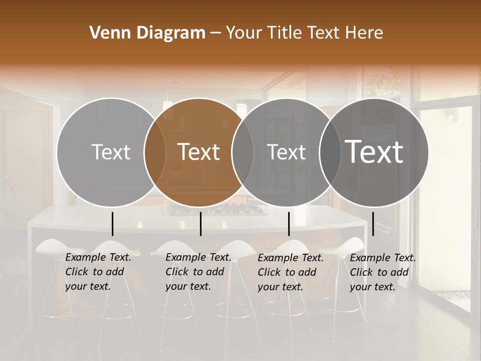 A Modern Kitchen That Has Been Freshly Remodeled PowerPoint Template