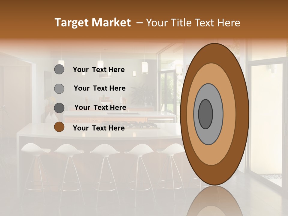 A Modern Kitchen That Has Been Freshly Remodeled PowerPoint Template