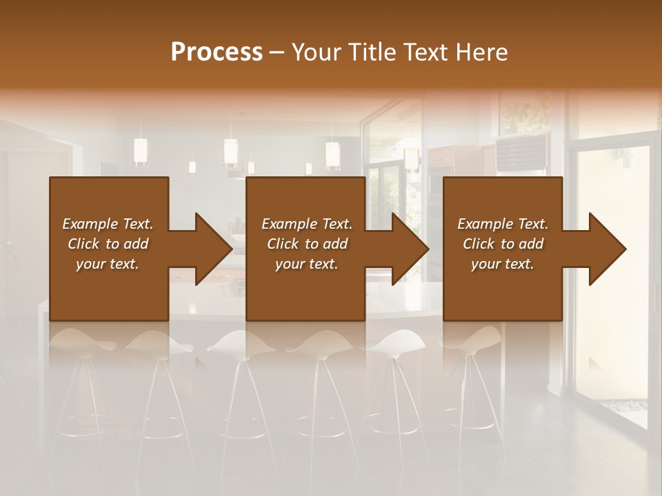A Modern Kitchen That Has Been Freshly Remodeled PowerPoint Template
