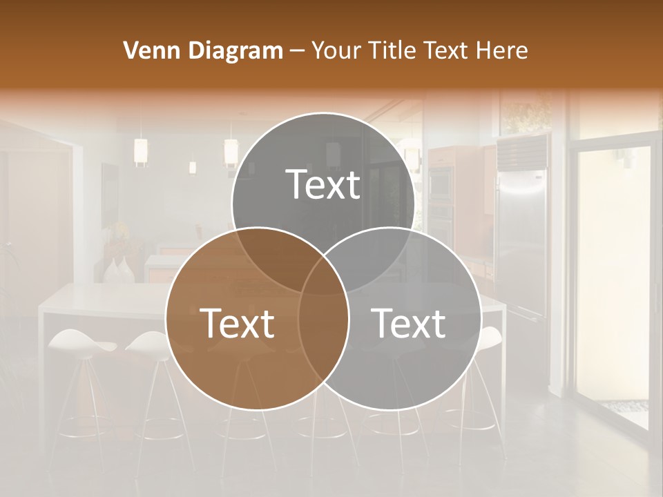 A Modern Kitchen That Has Been Freshly Remodeled PowerPoint Template