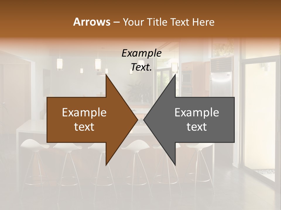 A Modern Kitchen That Has Been Freshly Remodeled PowerPoint Template