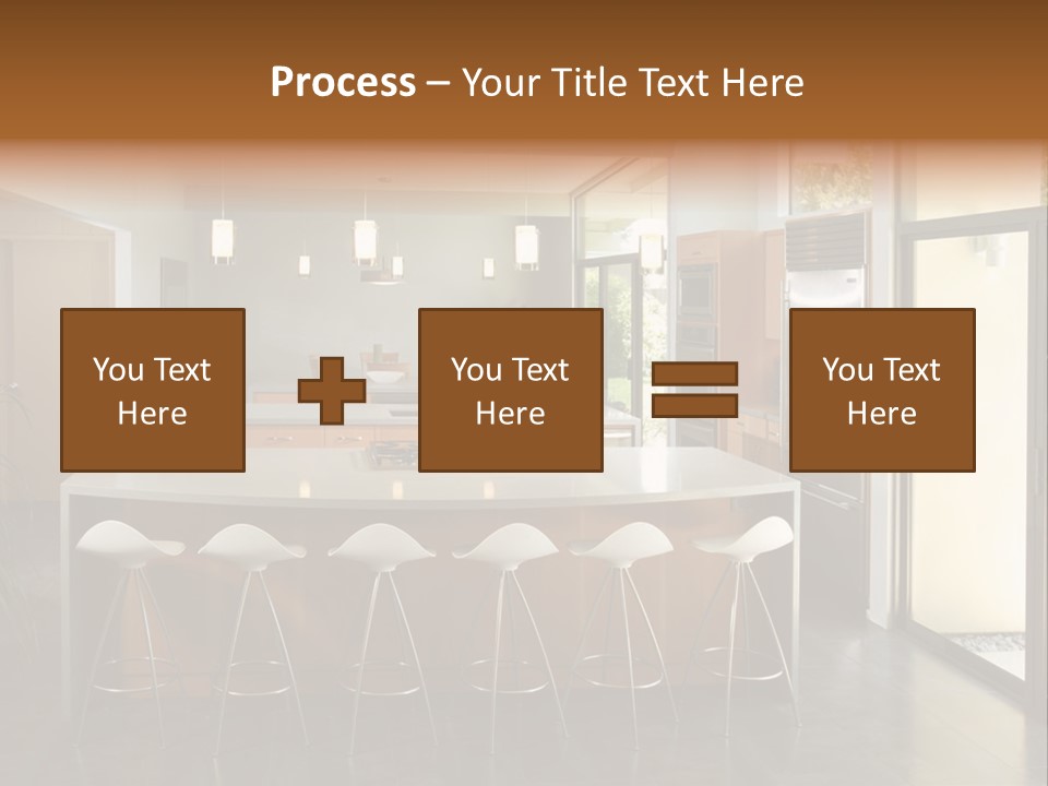 A Modern Kitchen That Has Been Freshly Remodeled PowerPoint Template