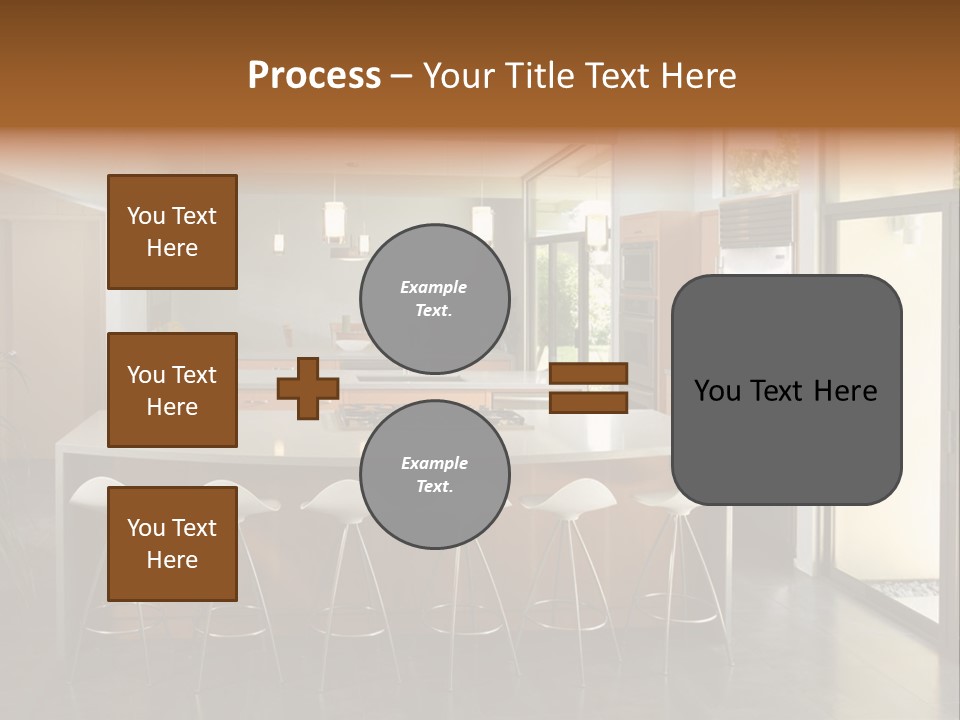 A Modern Kitchen That Has Been Freshly Remodeled PowerPoint Template
