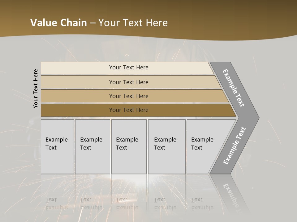 A Male Welding Metal PowerPoint Template