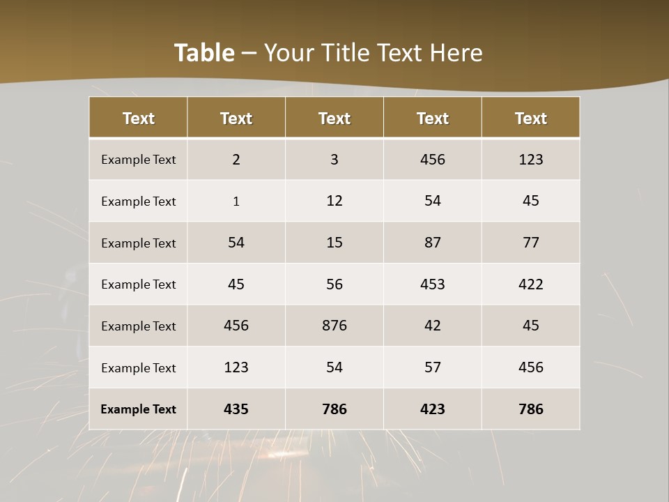 A Male Welding Metal PowerPoint Template