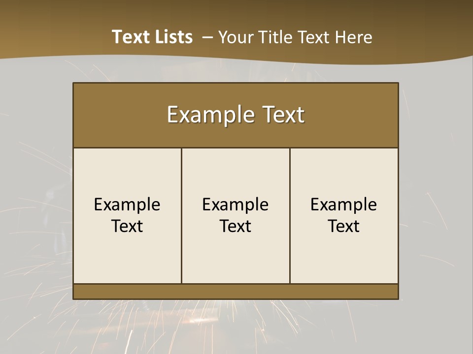 A Male Welding Metal PowerPoint Template
