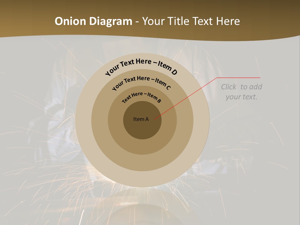 A Male Welding Metal PowerPoint Template