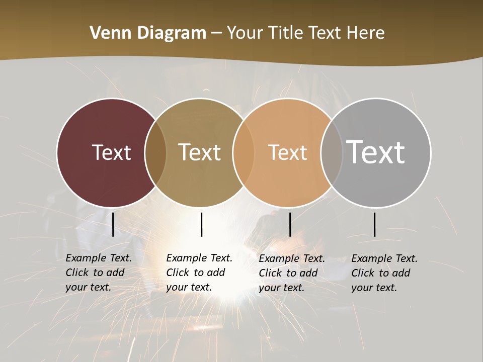 A Male Welding Metal PowerPoint Template