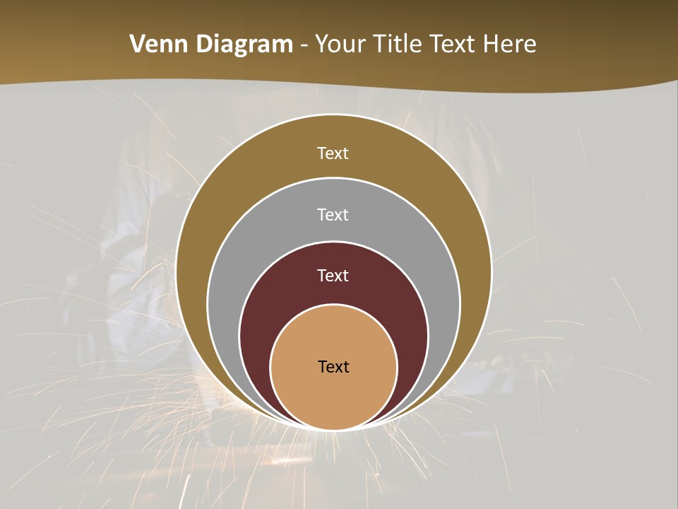 A Male Welding Metal PowerPoint Template