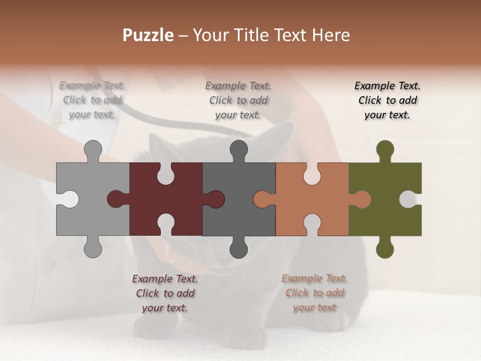 Portrait Of Beautiful African American Woman Smiling PowerPoint Template