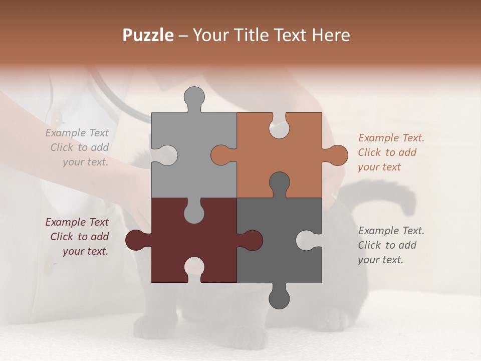 Portrait Of Beautiful African American Woman Smiling PowerPoint Template