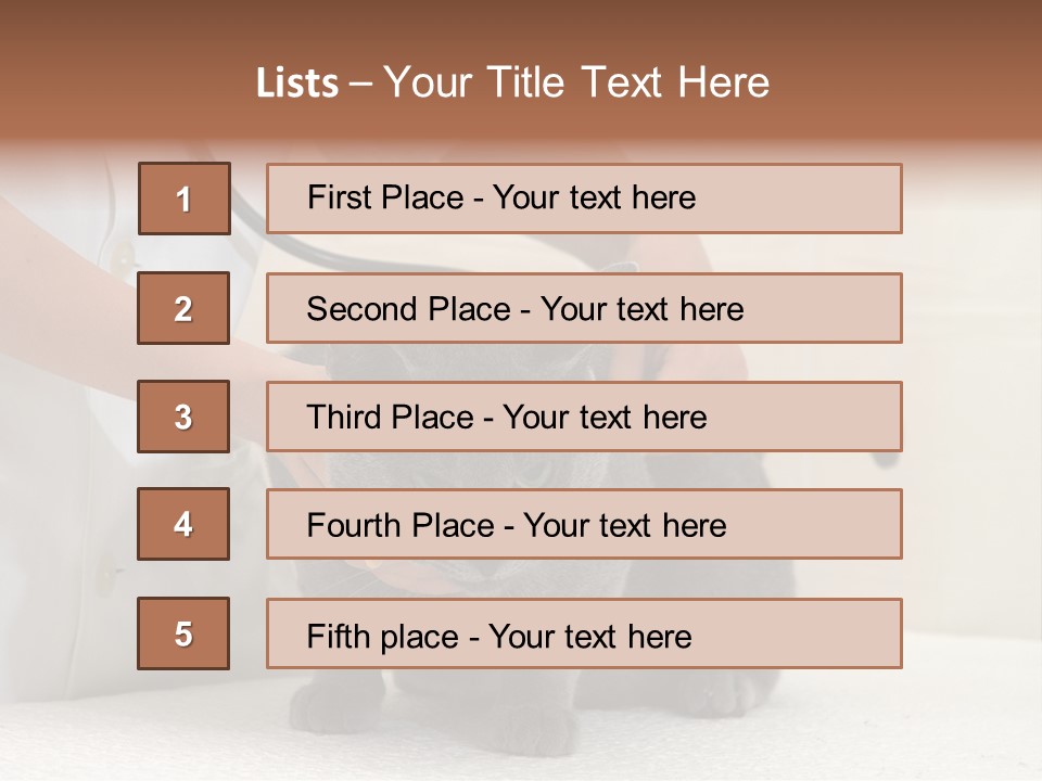 Portrait Of Beautiful African American Woman Smiling PowerPoint Template