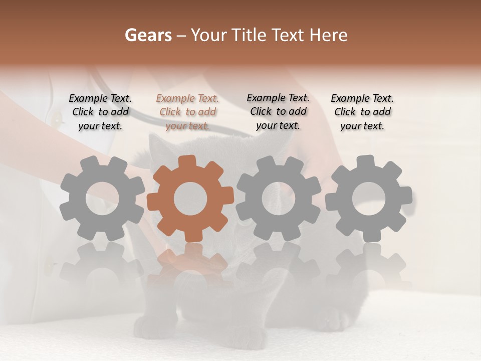 Portrait Of Beautiful African American Woman Smiling PowerPoint Template