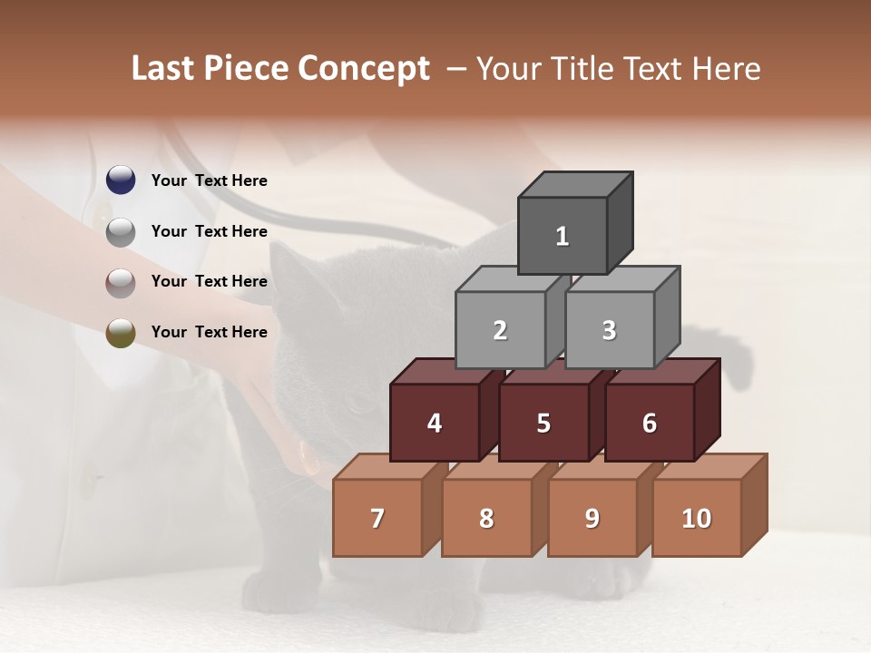 Portrait Of Beautiful African American Woman Smiling PowerPoint Template