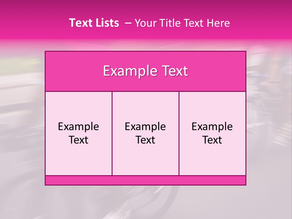 The Break Away. The Cyclists Riding By At The Bicycle Race Around Denmark 2006. PowerPoint Template