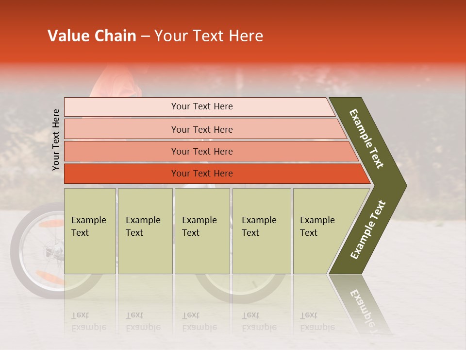 Boy Riding Bike In A Helmet PowerPoint Template