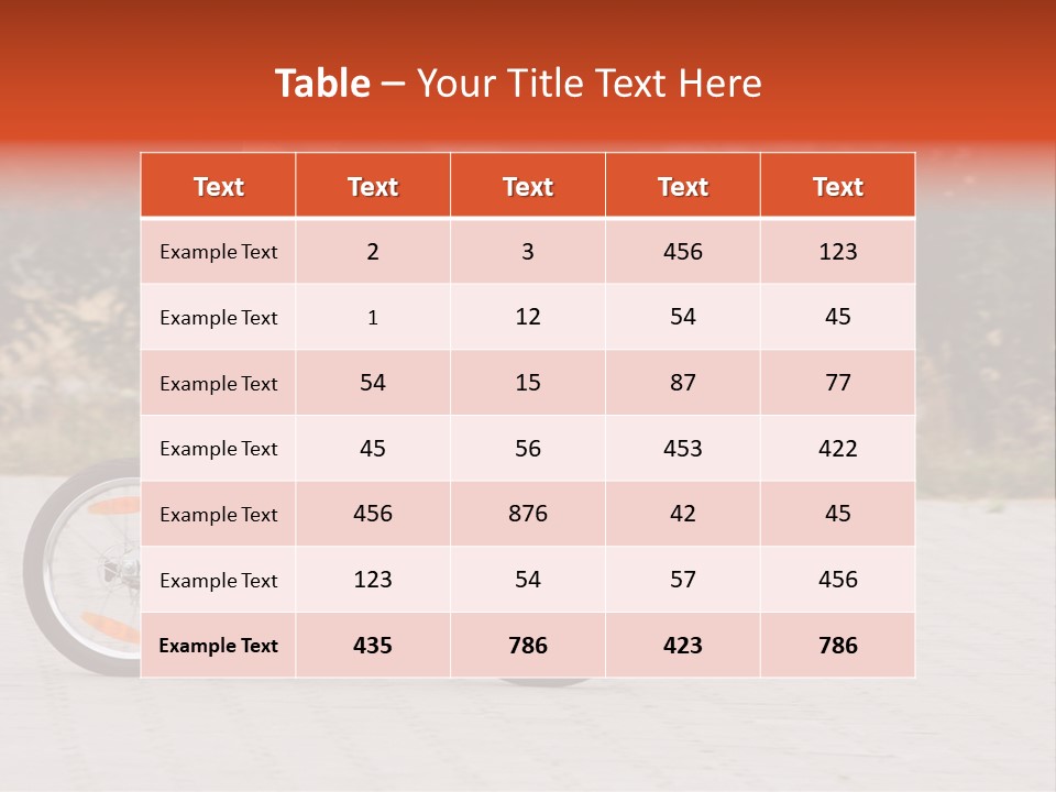 Boy Riding Bike In A Helmet PowerPoint Template