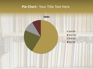 Library Books PowerPoint Template