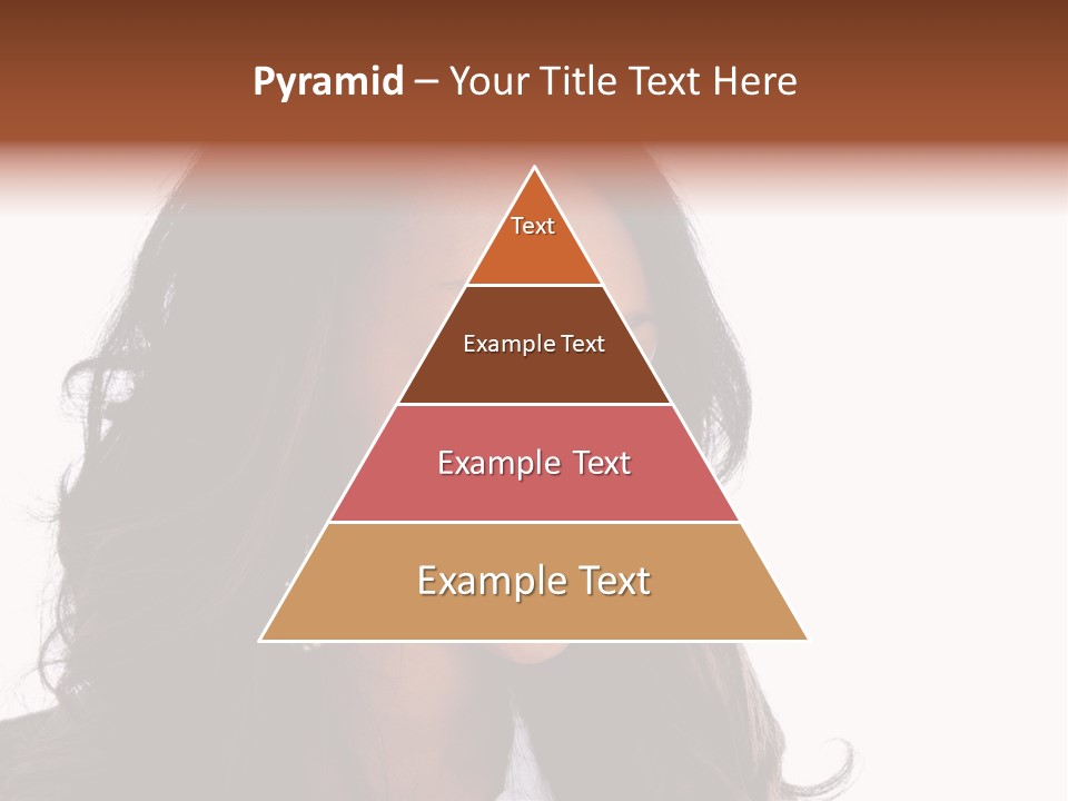 Portrait Of Beautiful African American Woman Smiling PowerPoint Template