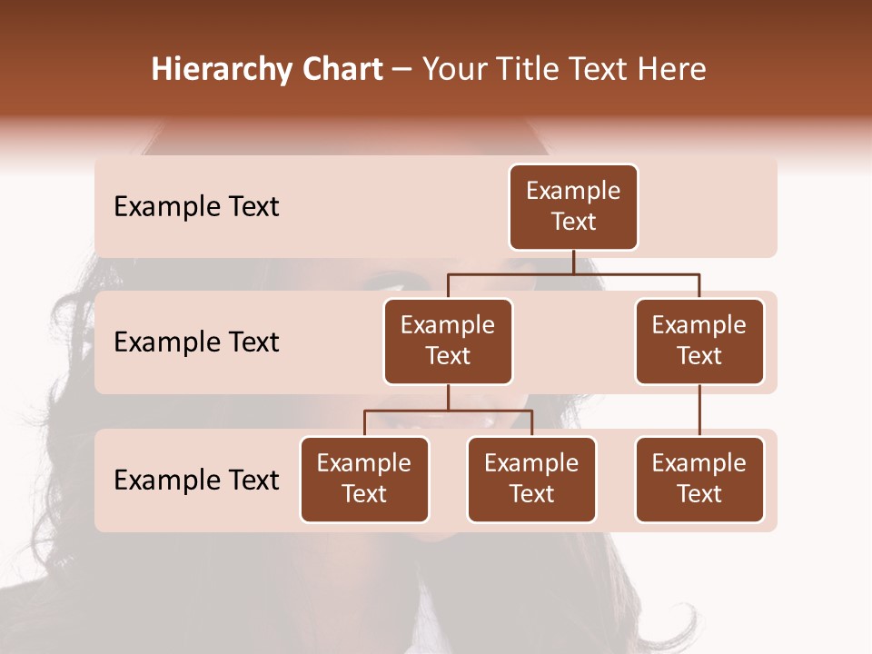 Portrait Of Beautiful African American Woman Smiling PowerPoint Template