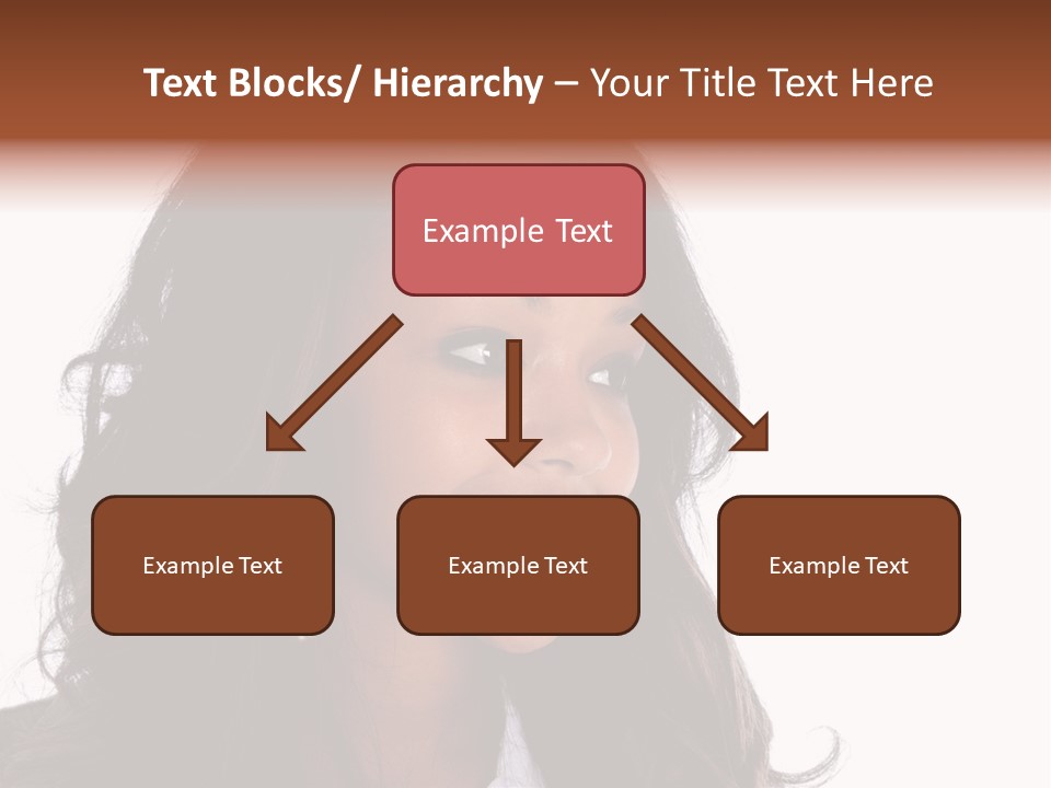 Portrait Of Beautiful African American Woman Smiling PowerPoint Template
