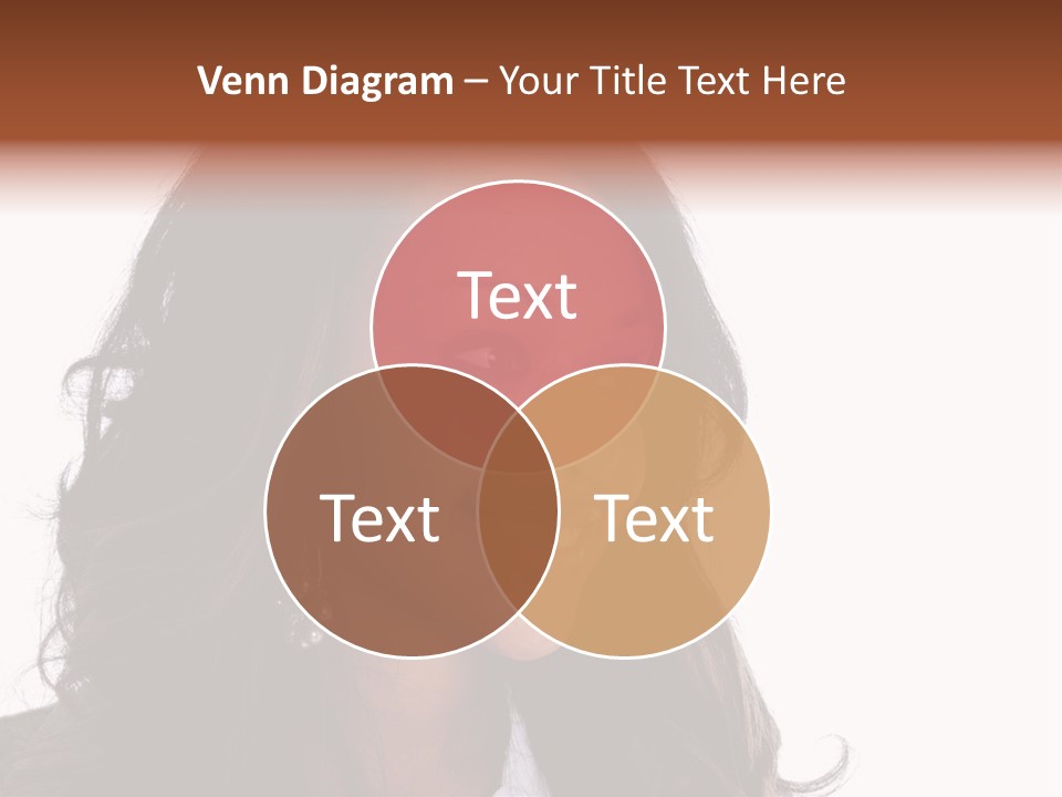 Portrait Of Beautiful African American Woman Smiling PowerPoint Template