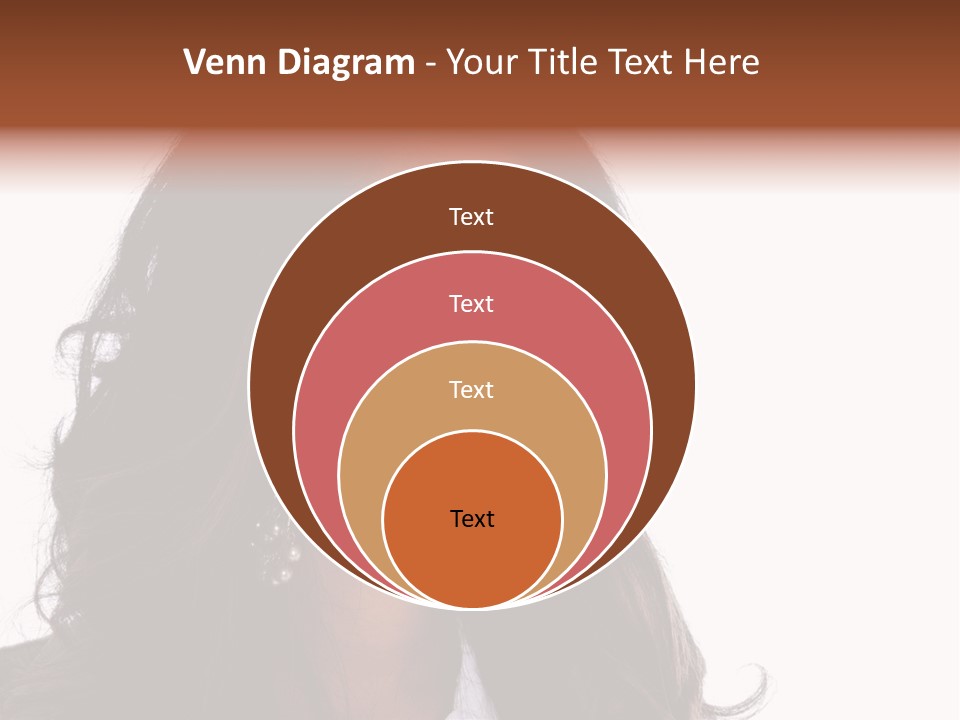 Portrait Of Beautiful African American Woman Smiling PowerPoint Template