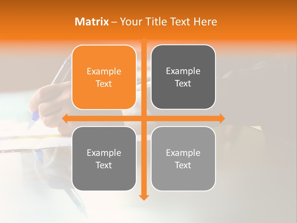 Pen Work PowerPoint Template