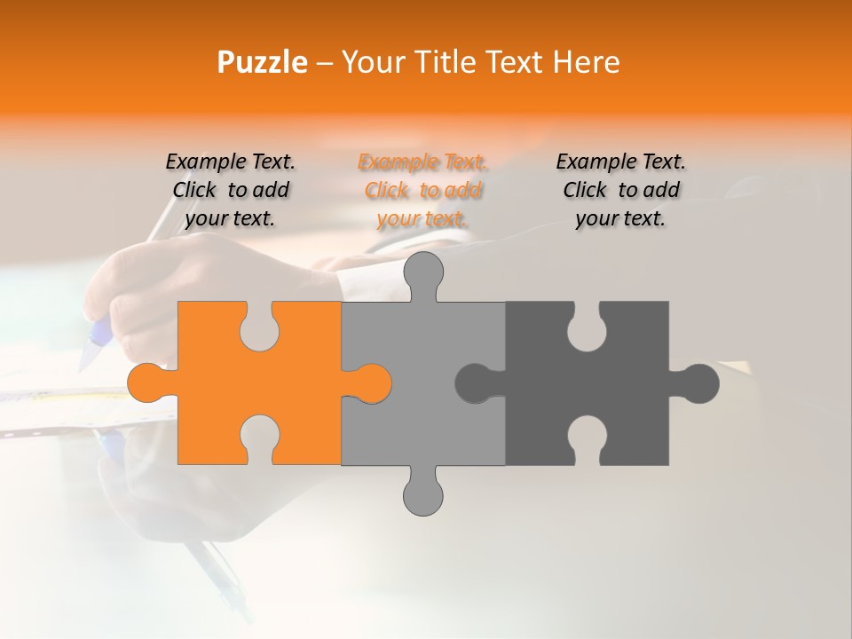 Pen Work PowerPoint Template