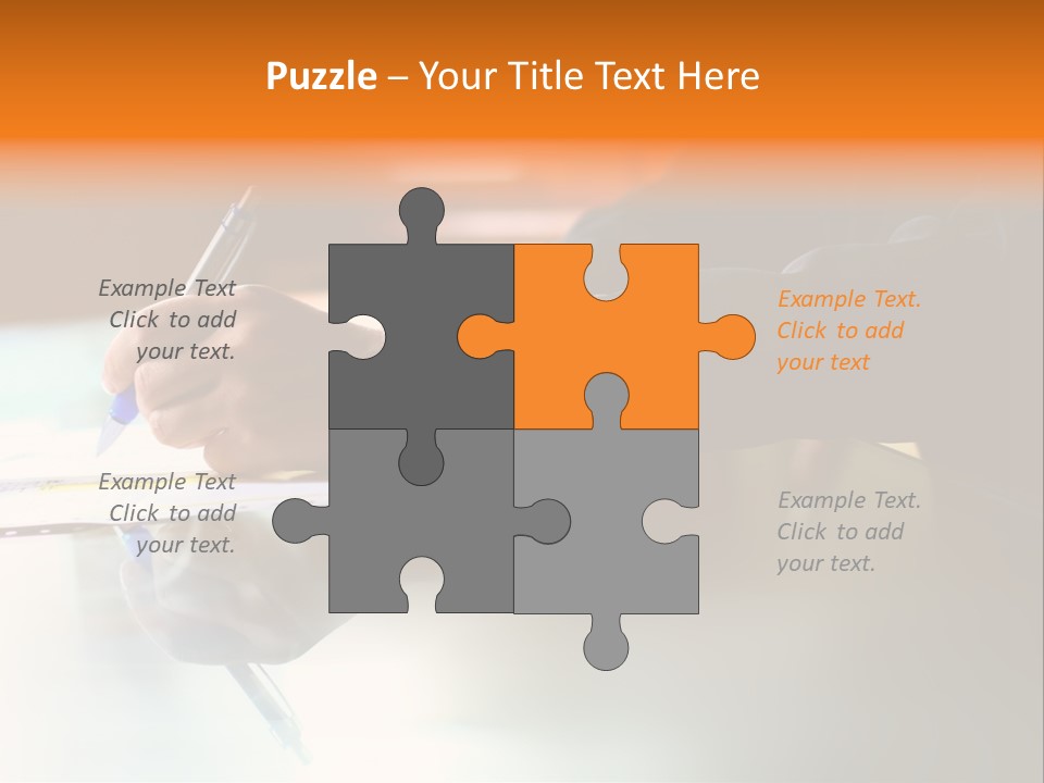 Pen Work PowerPoint Template