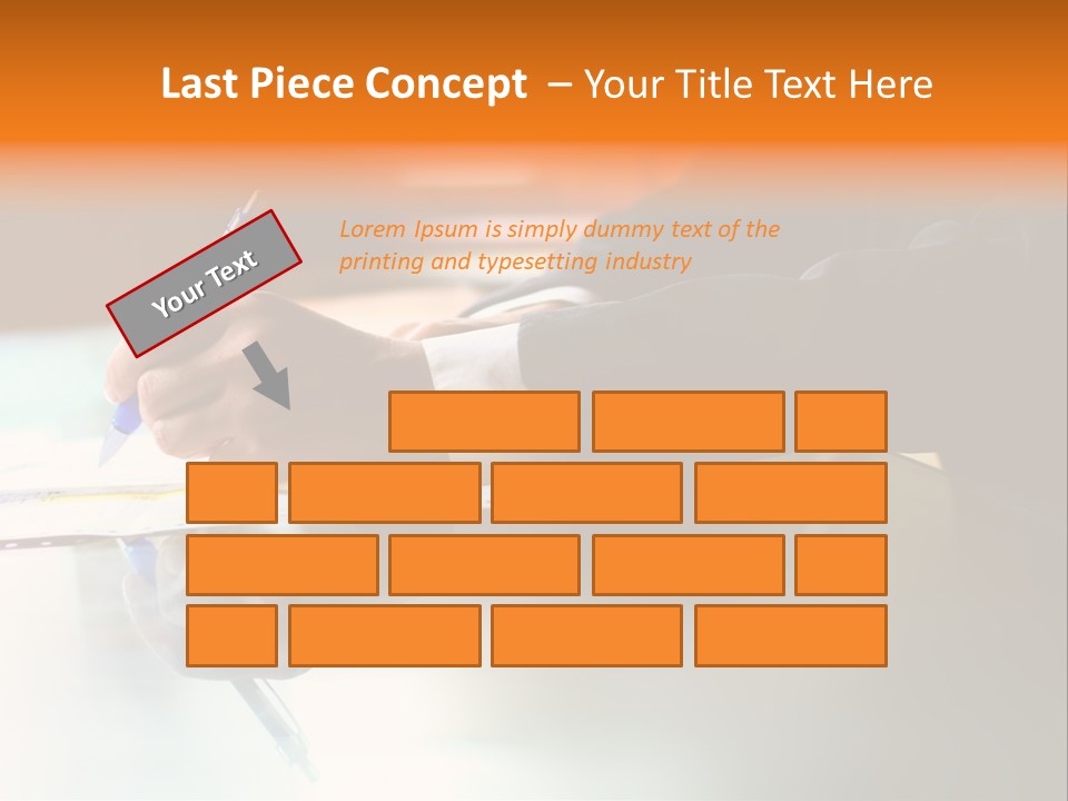 Pen Work PowerPoint Template