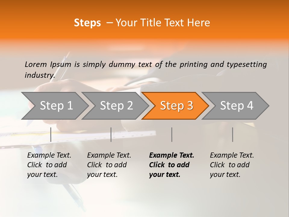 Pen Work PowerPoint Template