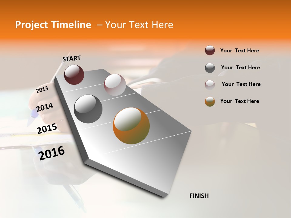 Pen Work PowerPoint Template