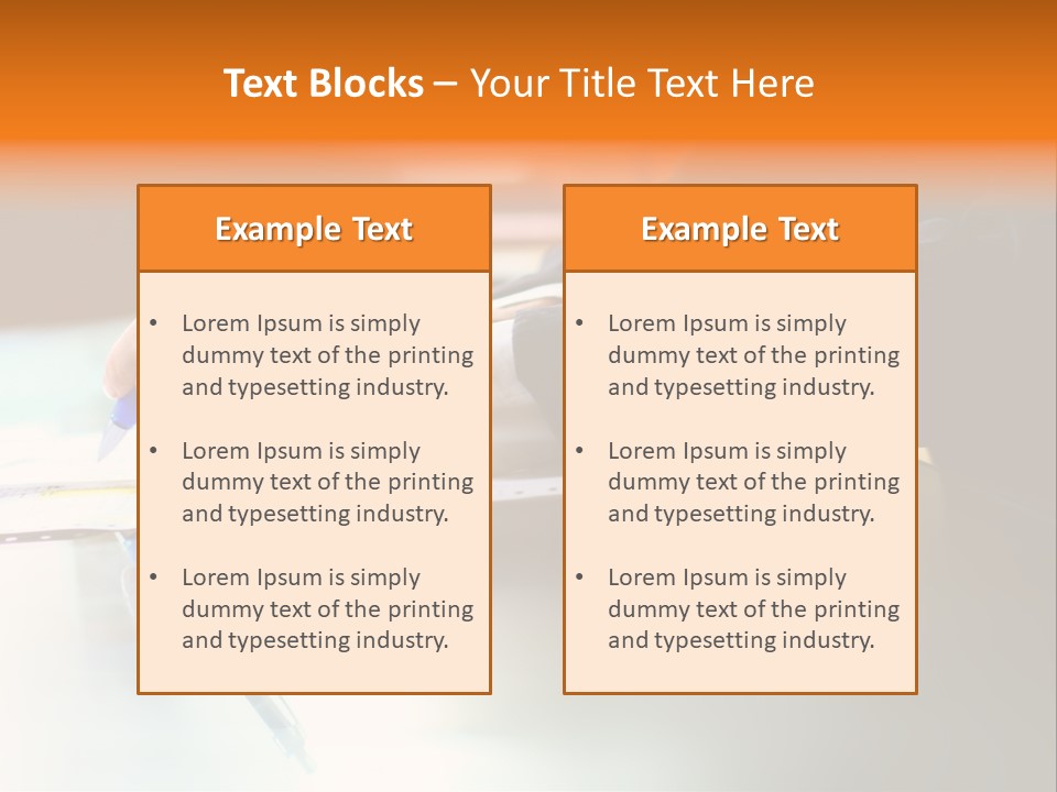 Pen Work PowerPoint Template