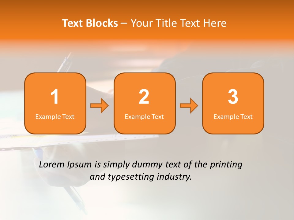 Pen Work PowerPoint Template