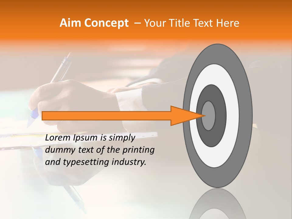 Pen Work PowerPoint Template