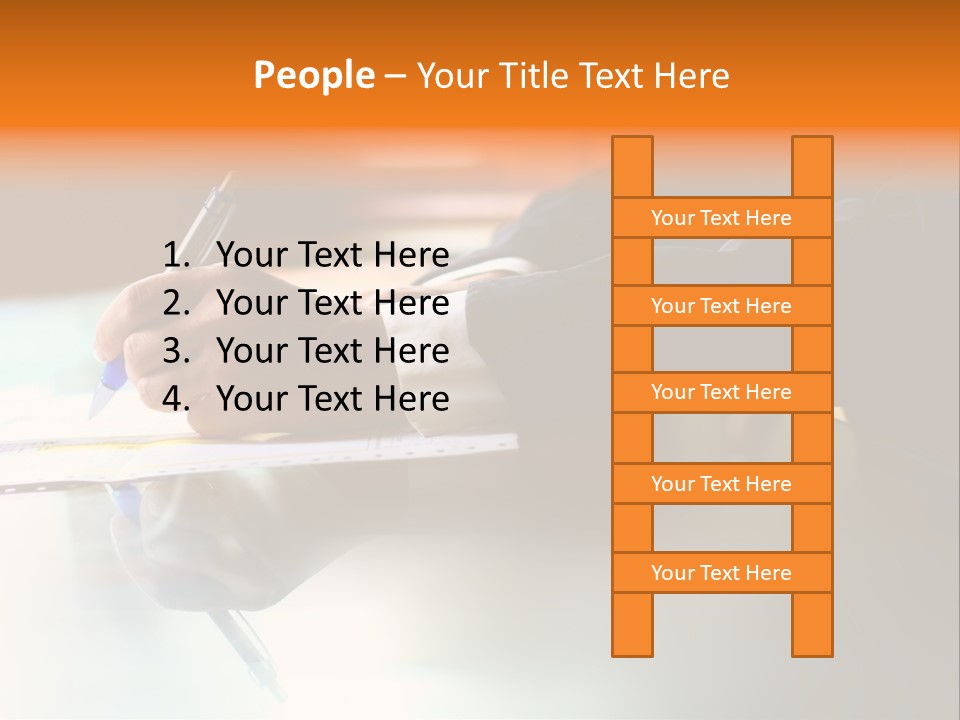 Pen Work PowerPoint Template