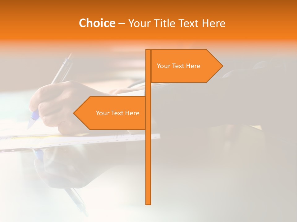 Pen Work PowerPoint Template