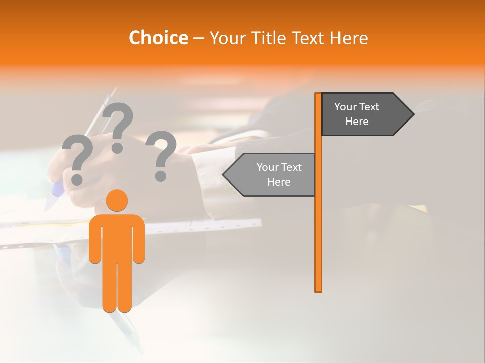 Pen Work PowerPoint Template