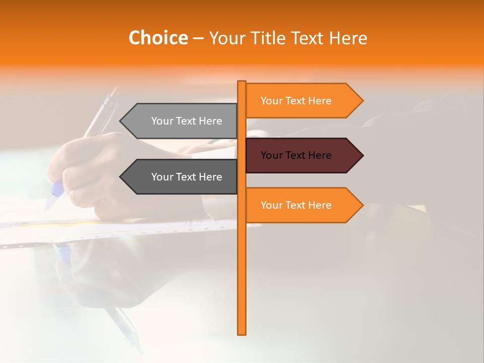 Pen Work PowerPoint Template