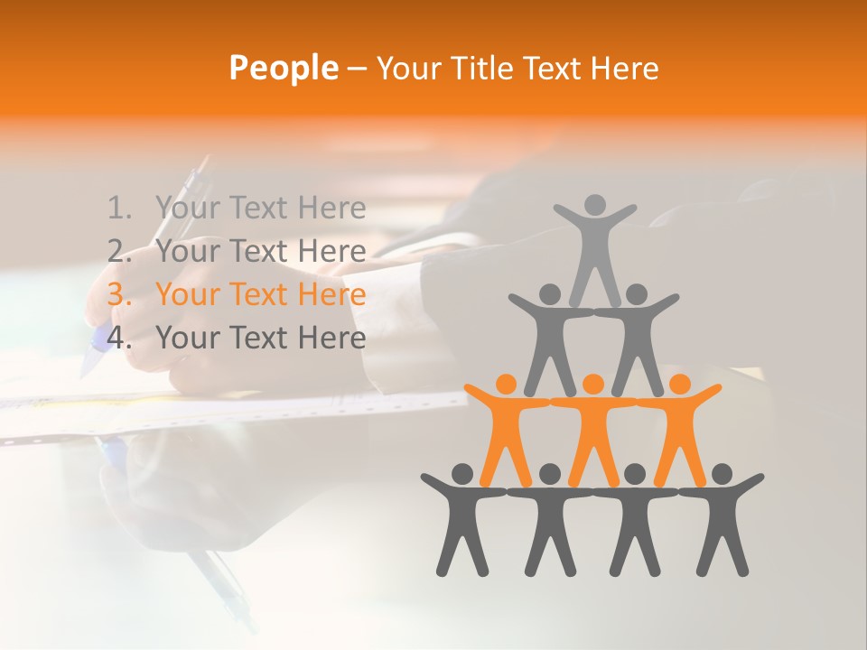 Pen Work PowerPoint Template