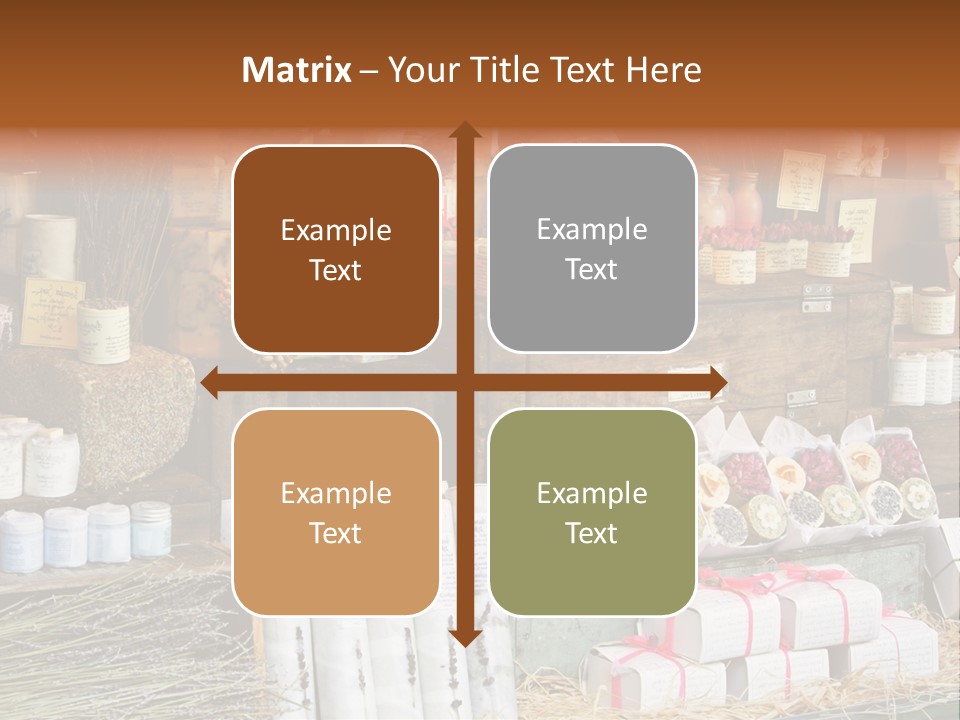 Variety Of Aromatherapy And Spa Soaps And Natural Cosmetics PowerPoint Template